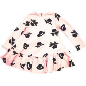 Pink "Cat and Hat" Dress